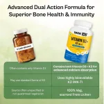 Tata 1mg vitamin D3 600 IU plus K2 MK-7 120 vegetarian tablets