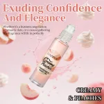 Creamy peach roll-on perfume oil for women 10ml bottle