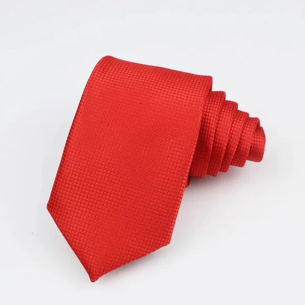 Slim formal necktie 6 cm wide for groom and gentleman