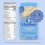Gerber Grain and Grow baby oatmeal cereal 227g imported from USA