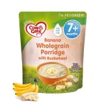 Cow and Gate buckwheat banana porridge for babies seven months plus
