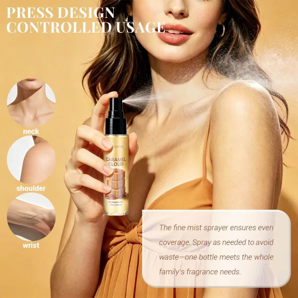 Caramel Cloud spray perfume 30ml unisex bottle for men and women