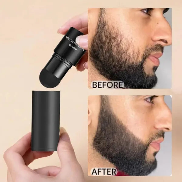 Beard repair filling brush pen for moustache and beard