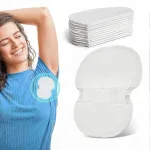 Disposable underarm sweat pads 20 pieces white non-woven fabric