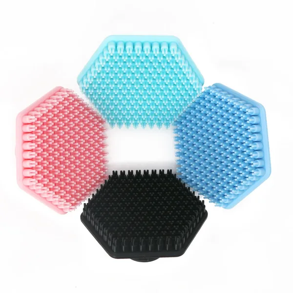 Miniature facial cleaning brush for men beard shave scrub