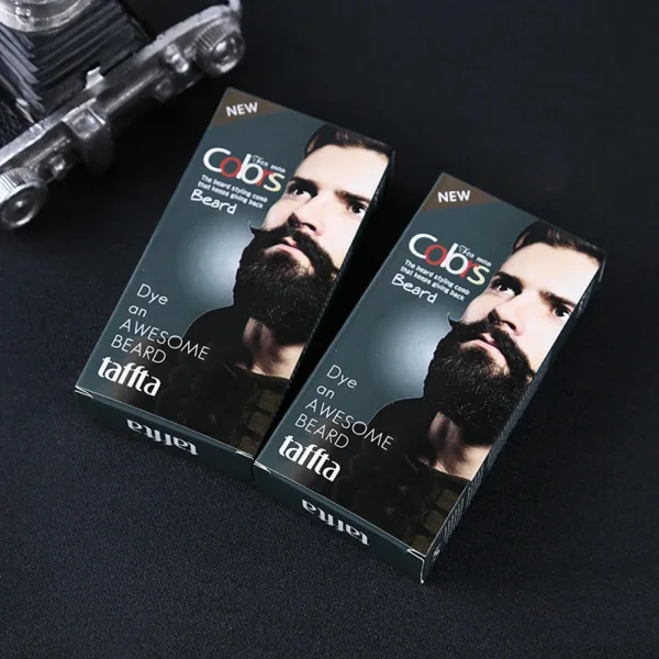 Fast colour beard dye wax black 30 ml with application gloves
