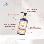 Lafz apple cider vinegar shampoo for frizz free hair 200ml