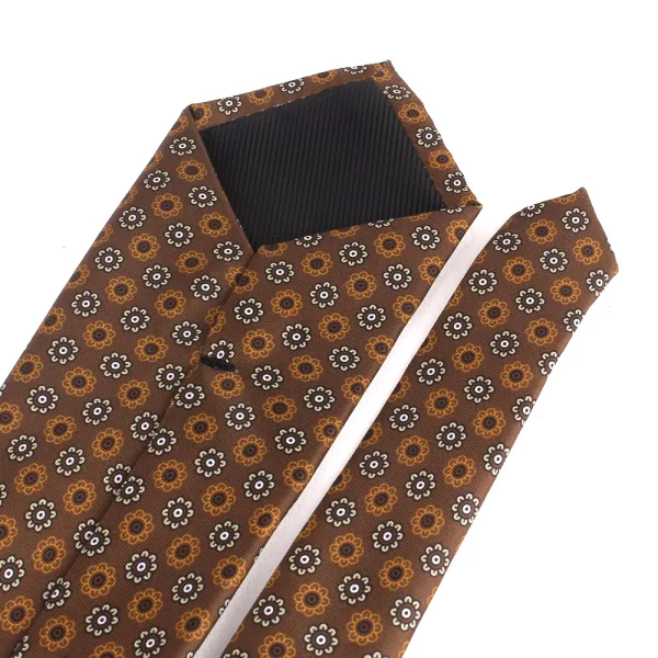 Men's polyester paisley necktie classic width formal tie