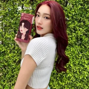 Kota cherry red hair colour cream with developer