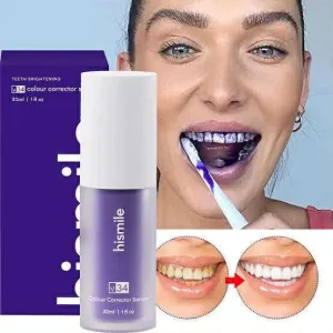 Hismile V34 purple colour corrector teeth toothpaste 30ml