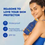 Nivea Sun very water resistant SPF 50+ sun lotion with vitamin E