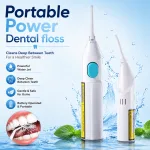 Portable cordless water flosser dental water jet for deep cleaning