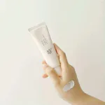 Korean rice bran sunscreen SPF50+ with no white cast, travel size