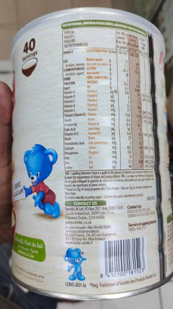 Cerelac 1 kg family pack baby cereal for 7 to 36 months