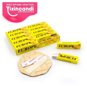 Banana flavour chewing gum 20 boxes of 5 sticks bulk pack
