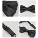 Gentleman formal business necktie classic solid colour