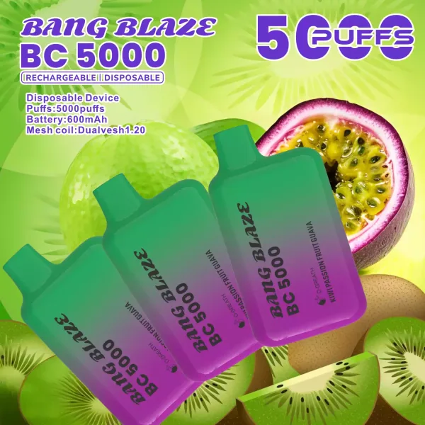 Bang Blaze BC 5000 Puffs – Rechargeable Disposable Vape - Image 2