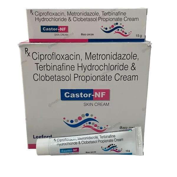 Castor NF Cream 15g – Topical Skin Infection & Inflammation Care - Image 3