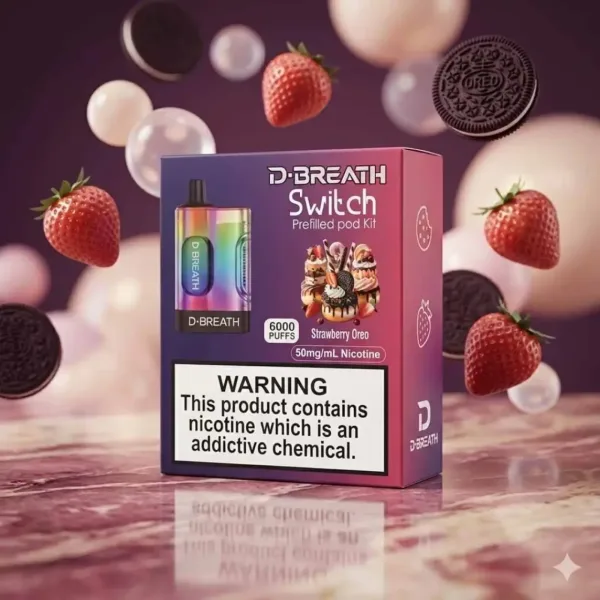 D-Breath Switch Prefilled Pod Kit 6000 puffs - Image 4