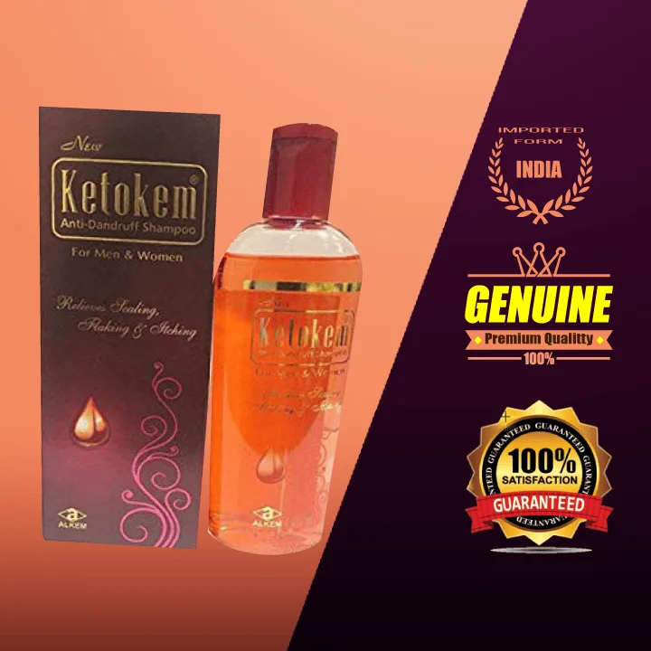 Ketokem-Anti-Dandruff-Shamp.jpg KETOKEM Ketoconazole 2% Anti-Dandruff Shampoo 110ml – Medicated Scalp Care - Image 1
