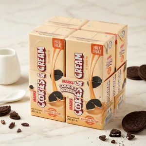 MAS cookies and cream flavour drink 200ml four bottle combo pack