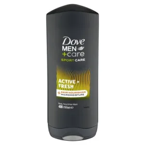 Dove Men+Care Active Fresh 3 in 1 body face and hair wash 400ml bottle