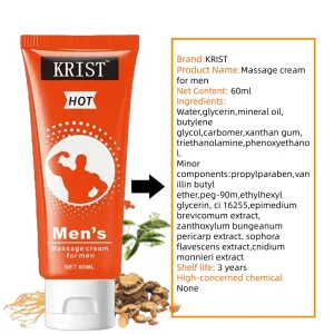 Horny goat weed extract external skin care gel for men 60 ml