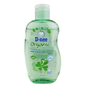 D Nee Organic Head and Body Baby Wash aloe vera oil 200ml