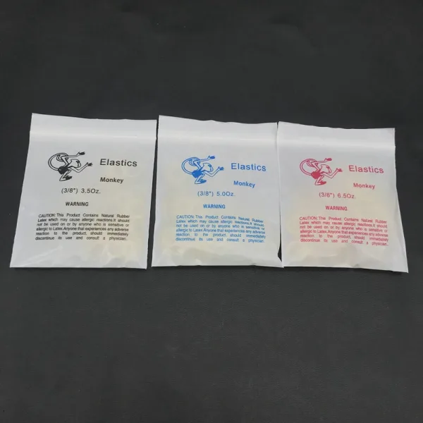Ortho elastics in 3.5oz 5oz and 6.5oz forces for dental use