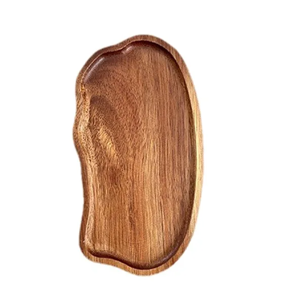 Wooden serving tray Japanese style for tea coffee and dessert