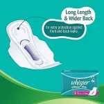 Whisper Maxi Fit L plus hypoallergenic sanitary napkins 15 pads