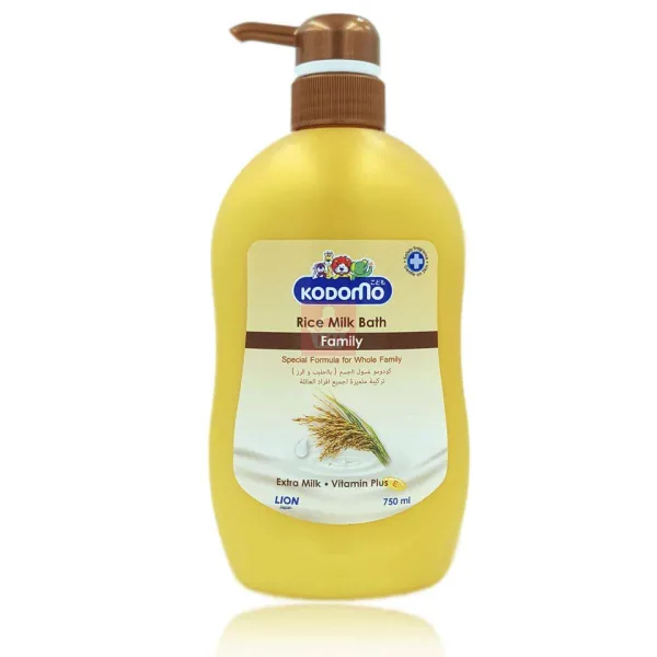 Kodomo rice milk and vitamin E family body wash 750ml