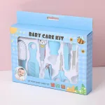10pcs baby care grooming kit with nail scissors and nasal aspirator