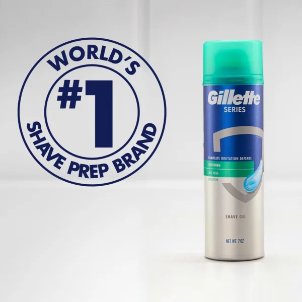 Gillette Series soothing shave gel with aloe vera 200ml two pack