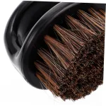 Soft bristle barber brush with scalp massager set for hairline cleaning