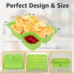 Nacho trays for movie nights carnival and party snack serving