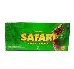 Safari chocolate coated caramel rice crisp individually wrapped pieces