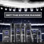 NIVEA Men Deep Smooth shaving foam 200ml can with active charcoal