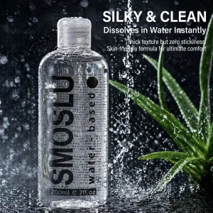 Water based lube 200 ml latex condom safe non sticky easy to clean