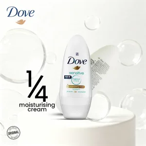 Dove Sensitive roll-on antiperspirant deodorant for women 40ml