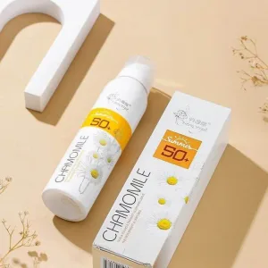 Chamomile Whitening Spray Sunscreen SPF 50+ 200ml bottle
