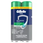 Gillette soothing shaving gel aloe vera 2 x 200 ml value pack