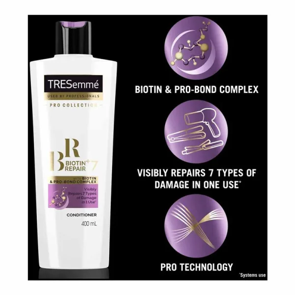 Tresemme Biotin Repair 7 conditioner 400ml for men and women