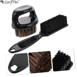 Barber brush and scalp scratcher grooming tool kit 2 pieces for men