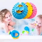 Baby shower cap shampoo shield in EVA foam