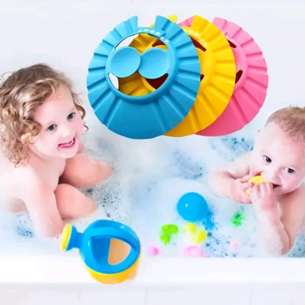Baby shower cap shampoo shield in EVA foam