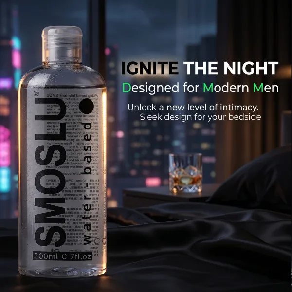 Mysterious Night water based personal lubricant 200ml bottle