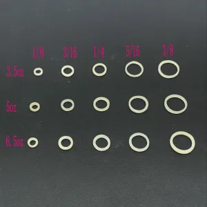 Ortho elastics in 3.5oz 5oz and 6.5oz forces for dental use