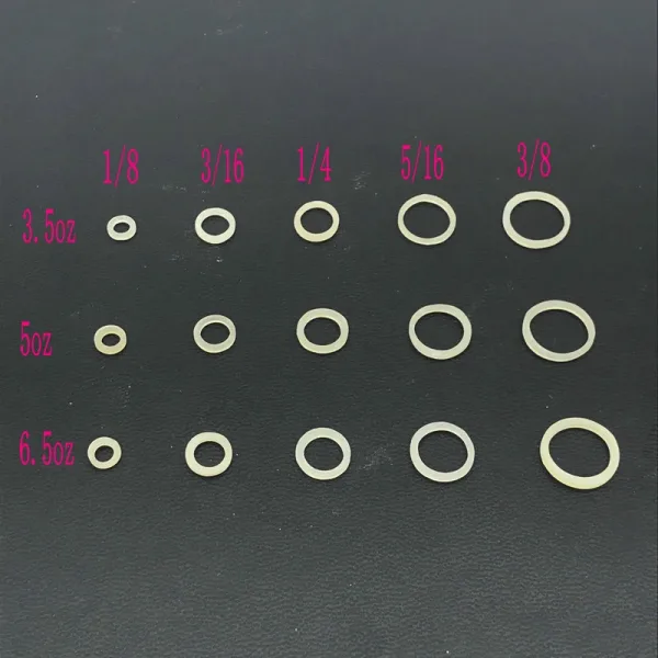 Ortho elastics in 3.5oz 5oz and 6.5oz forces for dental use