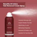 Painless hair removal spray for men depilatory with aloe vera